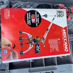 Meccano Engineering & Robotics Set - Red, Black, and Silver